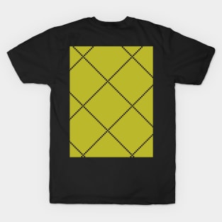 Grid Pattern with black color T-Shirt